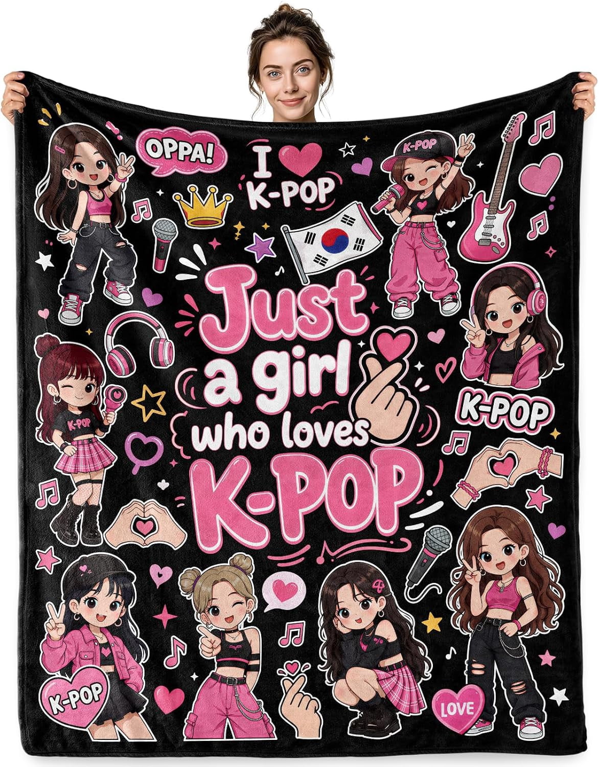 Kpop Gifts and Blankets for Girls Kpop Blanket K Pop Korean Blanket ...