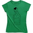 thumbnail image 1 of Kpop Heart Sign Symbol Cute Korean Music Women's Gift T-Shirt, 1 of 4