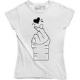 thumbnail image 1 of Kpop Heart Sign Symbol Cute Korean Music Women's Gift T-Shirt, 1 of 4
