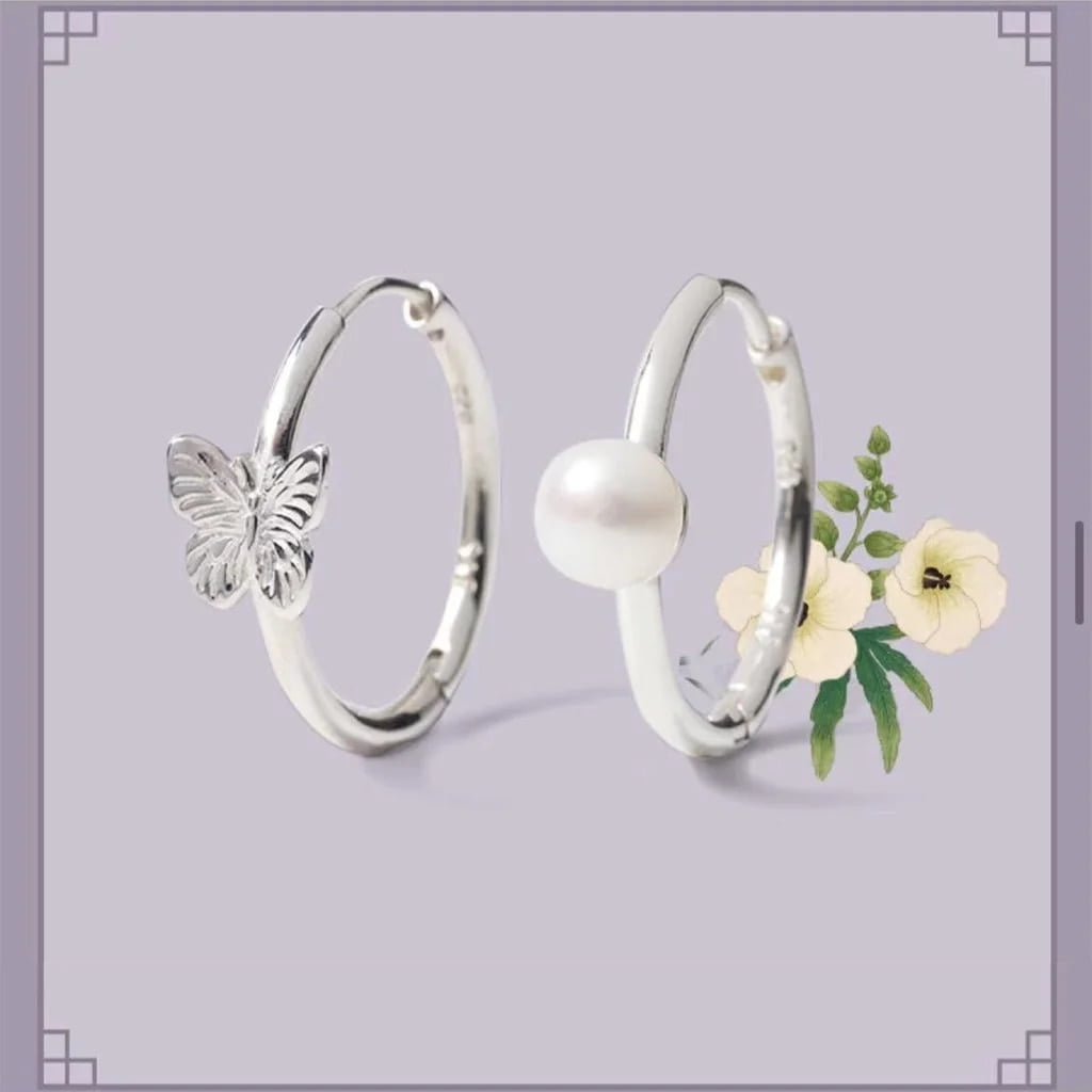K-POP・アジア BTS DALMAJUNG]EARRINGS (silver) Kpop-Idol-2022-DALMAJUNG-