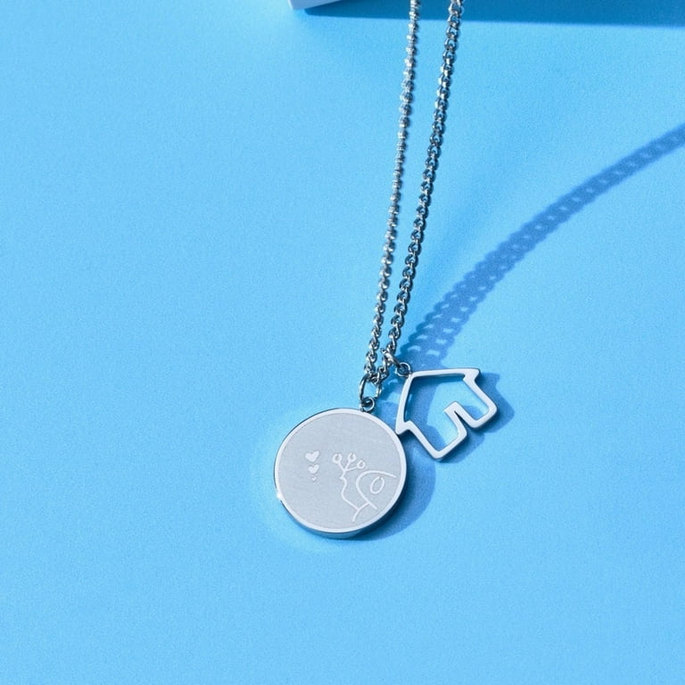 BOYNEXTDOOR リウ NECKLACE SILVER Kpop Idol BOYNEXTDOOR 1st Anniversary Necklaces SUNGHO RIWOO