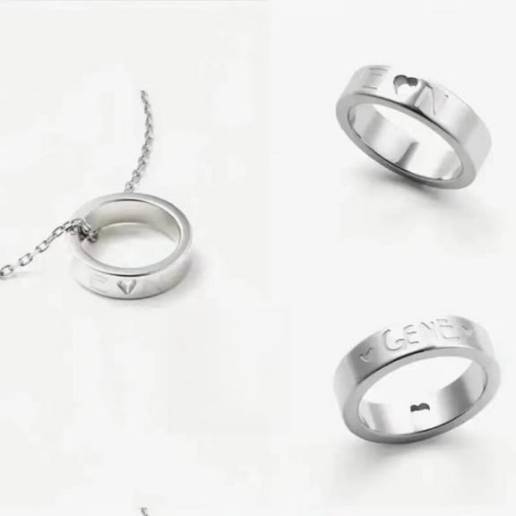 Kpop Idol ENHYPEN ROMANCE UNTOLD  Ringnecklace ENGENE  Member Charm Rings Necklaces Gift