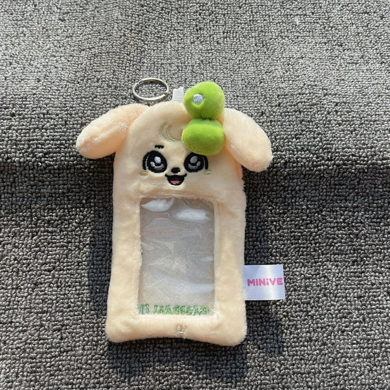 miniveイソ トレカキーホルダー Kpop Idol IVE MINIVE Photocard Holder Idol Star Photo Card Bag Key