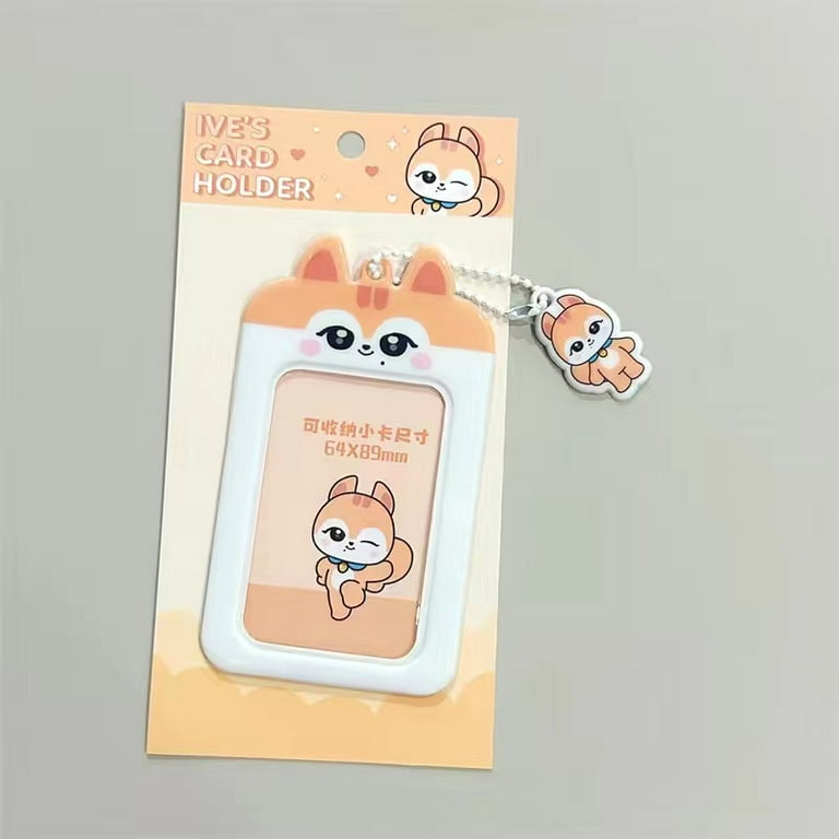 Kpop Idol IVE MINVE Photocard Holder Photo ID Card Holder Pendant