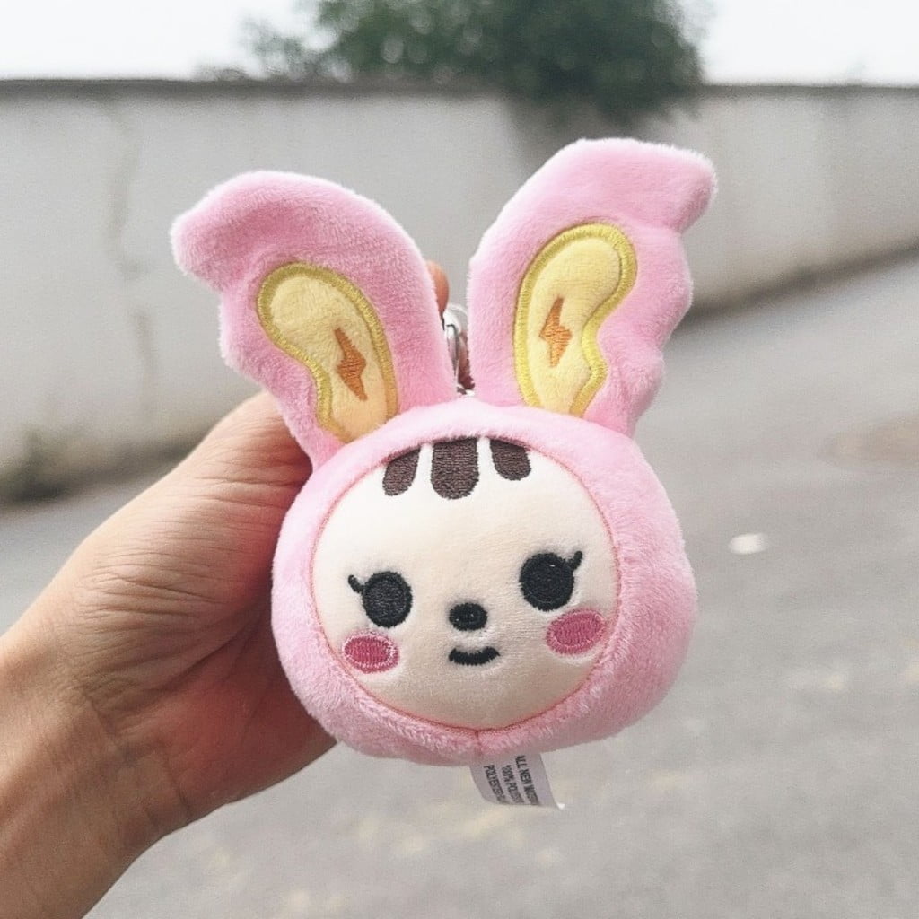 Kpop Idol SEVENTEEN Miniteen Face Plush Keyring High Quality