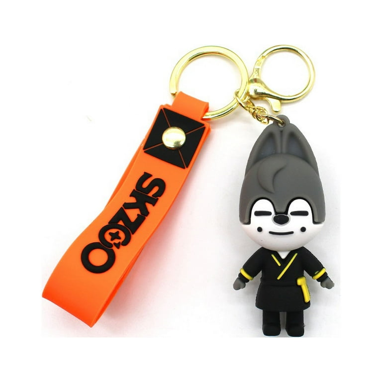 Kpop Idol SKZOO Stray Kids Snap Hook Keychain, ZKSOO-4