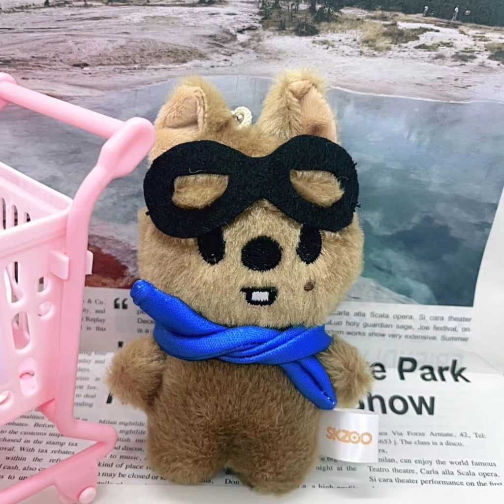 Kpop Idol Stray Kids Pilot Doll FM Plush Key Ring SKZ Felix