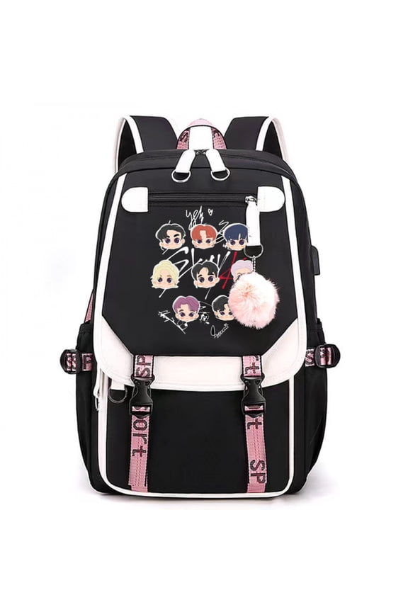Kpop-Inspired Cartoon Animal Backpack – Cute Korean Style Aesthetic Daypack