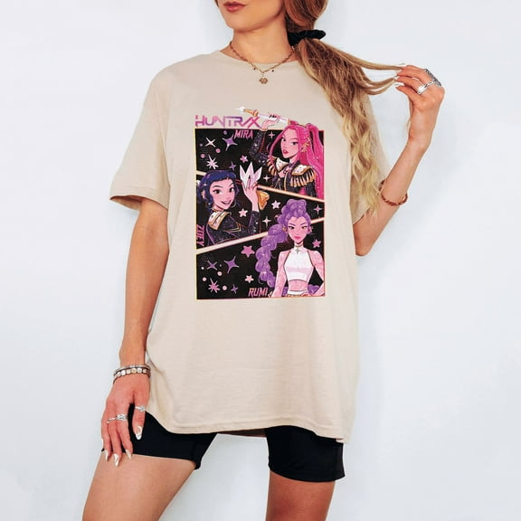 Kpop-Inspired Hero Girls T-Shirt | Stylish Graphic Tee | Perfect Gift for Kpop & Action Fans