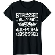 Kpop Lover Korean Oppa Music Genre Finger Heart Fan T-Shirt