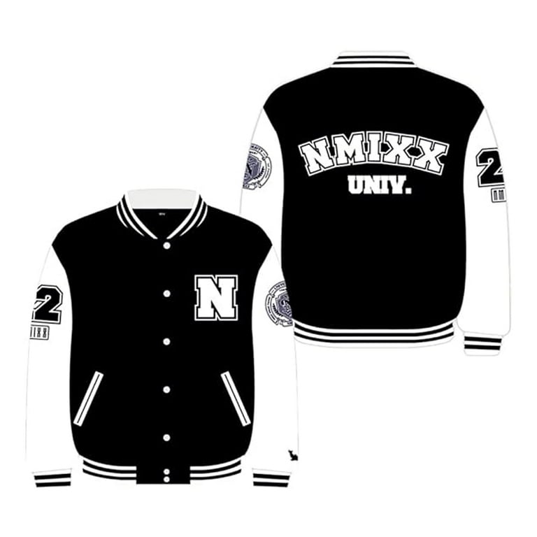 Kpop NMIXX Change Up MIXX University Merch Varsity Jacket Kpop NMIXX Change Up MIXX University Merch Varsity Jacket