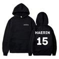 thumbnail image 1 of Kpop New Jeans Merch Hoodie NewJeans Haerin 15 Long Sleeve Streetwear Men Women Hooded Sweatshirt, 1 of 3