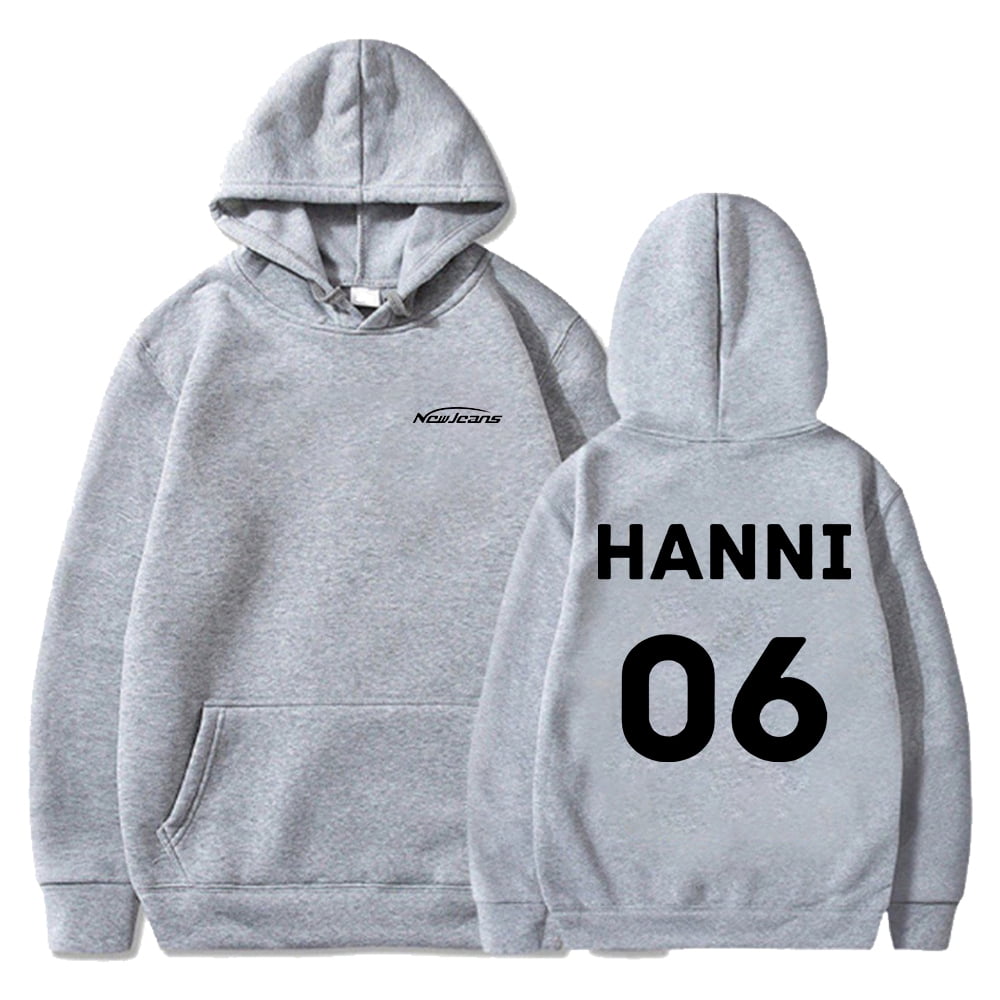 Kpop New Jeans Merch Hoodie NewJeans Hanni 06 Long Sleeve