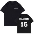 thumbnail image 1 of Kpop New Jeans Merch T-shirt NewJeans Haerin 15 Short Sleeve Tee Men Women Streetwear Tops, 1 of 3