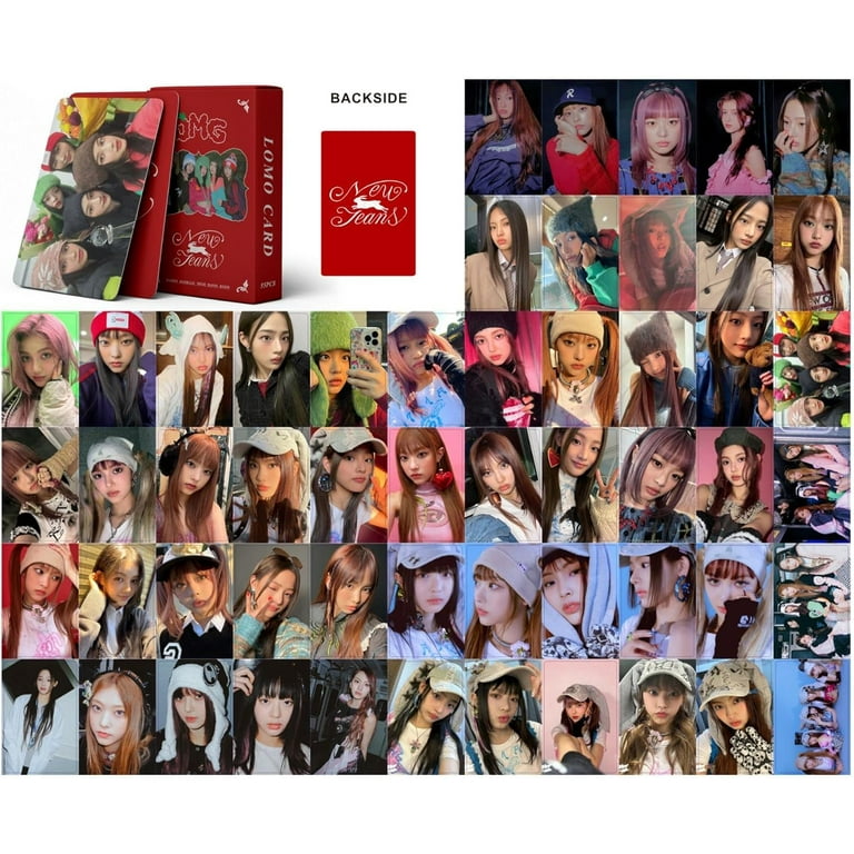 Kpop NewJeans Photocards 55pcs NewJeans OMG Album Lomo Card