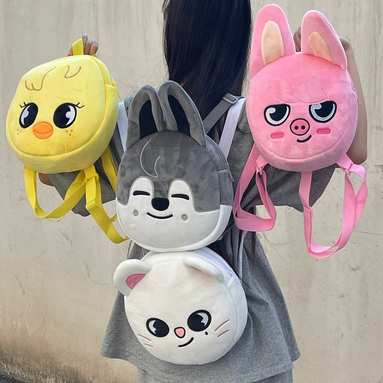 Kpop STAY Felix Bangchan Han Hyunjin Mini Backpack SKZ Plush
