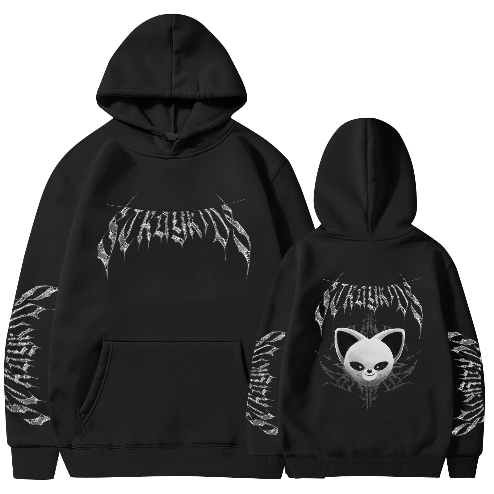 Kpop Skzoo Fan Collection Hoodie Jacket Cool Casual Wear for Everyday ...