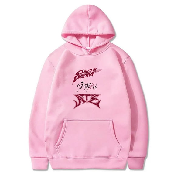 Kpop Stray Kids Ate Chk Chk Boom Merch Hoodies SKZ New Logo Hooded Women Men Fashion Sweatshirts