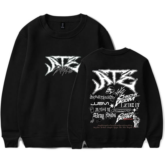 Kpop Stray Kids Ate Tracklist Crewneck Sweatshirts SKZ 2024 Tour Merch Long Sleeve Unisex Streetwear
