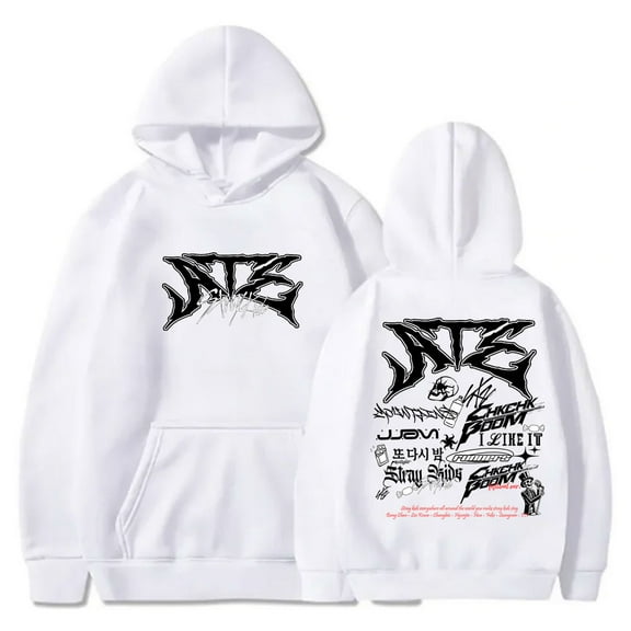 Kpop Stray Kids Ate Tracklist Hoodies Dominate World Tour Merch Hooded Unisex Fashion Sweatshirts