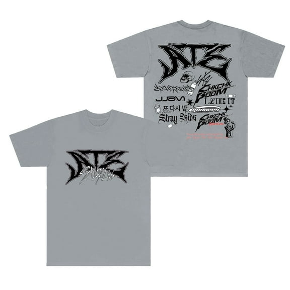 Kpop Stray Kids Ate Tracklist T-Shirts SKZ 2024 Tour Merch Tee Women Men Fashion Casual Short Sleeve