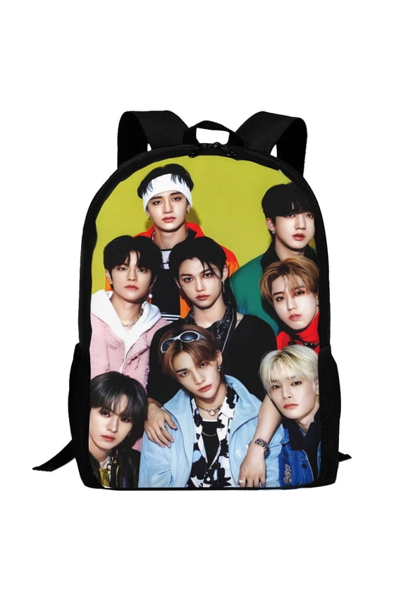 Kpop Stray Backpack,3d Print Laptop Backpack Lightweight Casual Daypack Bookbag Multi-Function Travel Backpack 16.5 In