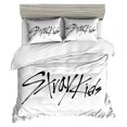 Kpop Stray Kids Bedding Queen comforters Sets Felix Hyunjin 3 Piece for