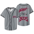 thumbnail image 1 of Kpop Stray Kids Chk Chk Boom Merch Baseball Jacket Summer Women Men Fashion Short Sleeve T-Shirts, 1 of 5