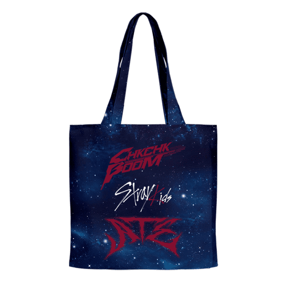 Kpop Stray Kids Chk Chk Boom Merch Shoulder Bags New Logo Tote Unisex Fashion Casual Canvas Bag