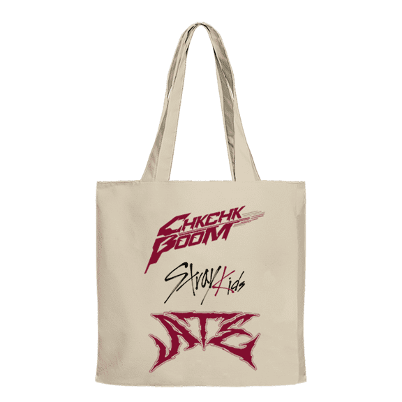 Kpop Stray Kids Chk Chk Boom Merch Shoulder Bags New Logo Tote Unisex Fashion Casual Canvas Bag
