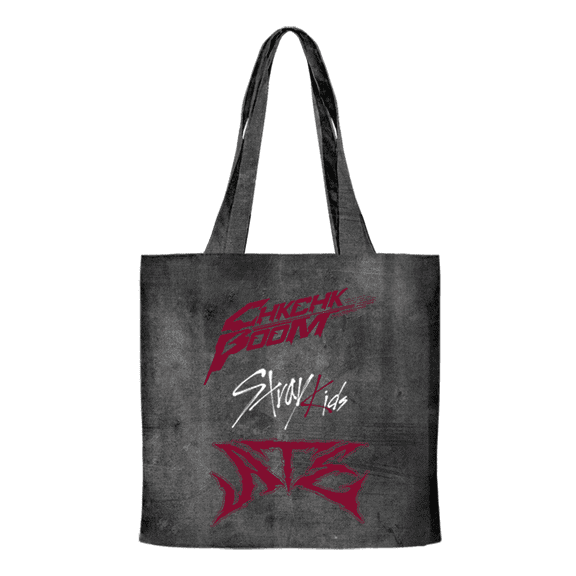Kpop Stray Kids Chk Chk Boom Merch Shoulder Bags New Logo Tote Unisex Fashion Casual Canvas Bag