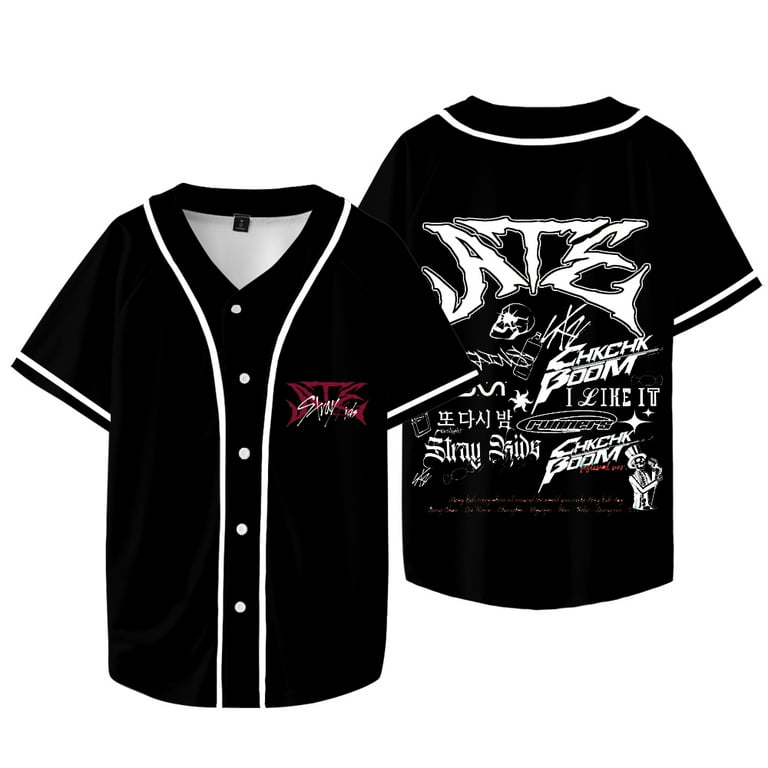 Kpop Stray Kids Dominate World Tour Merch Baseball Jacket Summer Women Men Fashion Casual T-Shirts Kpop Stray Kids Dominate World Tour Merch Baseball Jacket Summer Women Men Fashion Casual T-Shirts