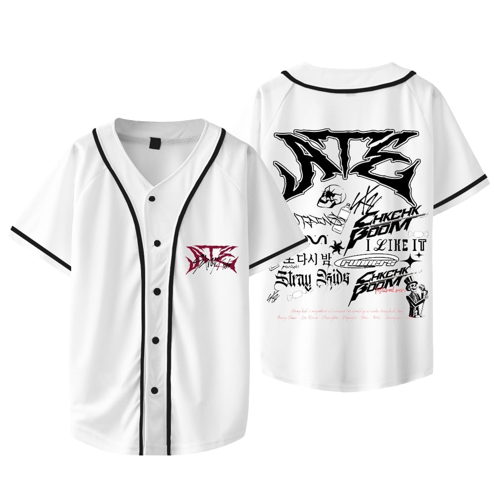Kpop Stray Kids Dominate World Tour Merch Baseball Jacket