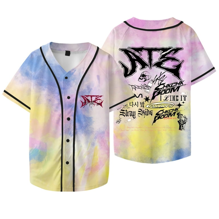 Kpop Stray Kids Dominate World Tour Merch Baseball Jacket