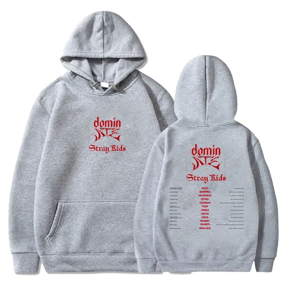 straykids dominATEロンドン　パーカー Kpop Stray Kids Dominate World Tour Merch Hoodies SKZ New