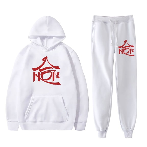 Kpop Stray Kids Hop Logo Hoodies Jogger Pants Cosplay Unisex Fashion Streetwear Sweatshirts