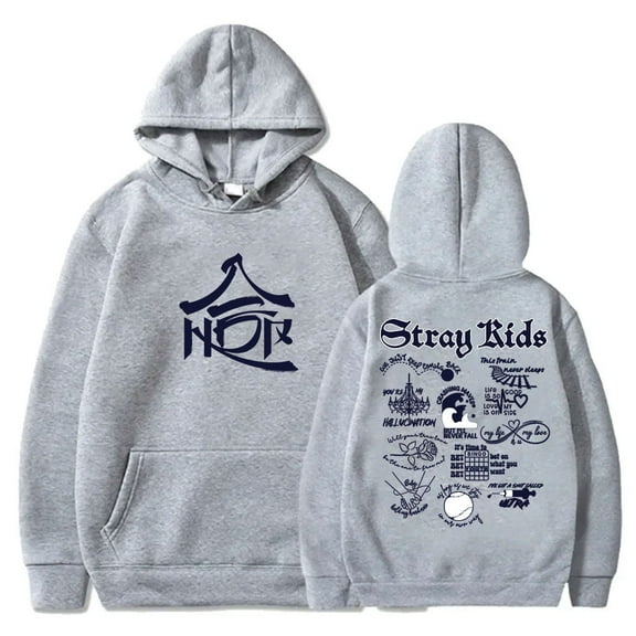 Kpop Stray Kids Hop Tracklist Hoodies SKZ Dominate World Tour Merch Unisex HipHop Hooded Sweatshirts