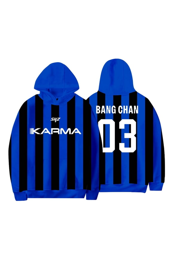 Kpop Stray Kids Karma Hoodies SKZ Tour Merch Women Men Fashion Long Sleeve Hooded Sweatshirts