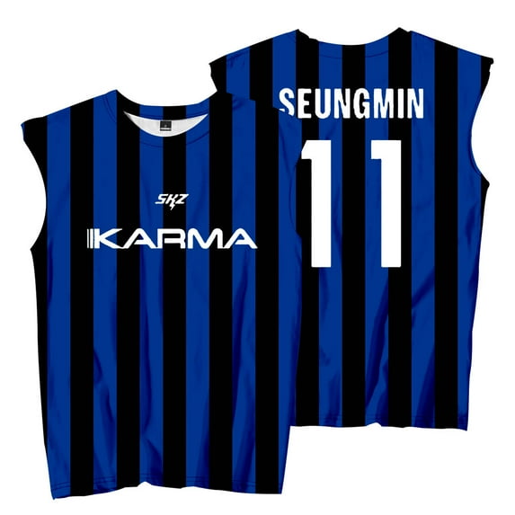 Kpop Stray Kids Karma Sleeveless T-Shirts SKZ Tour Tank Tops Women Men Fashion Streetwear Tee