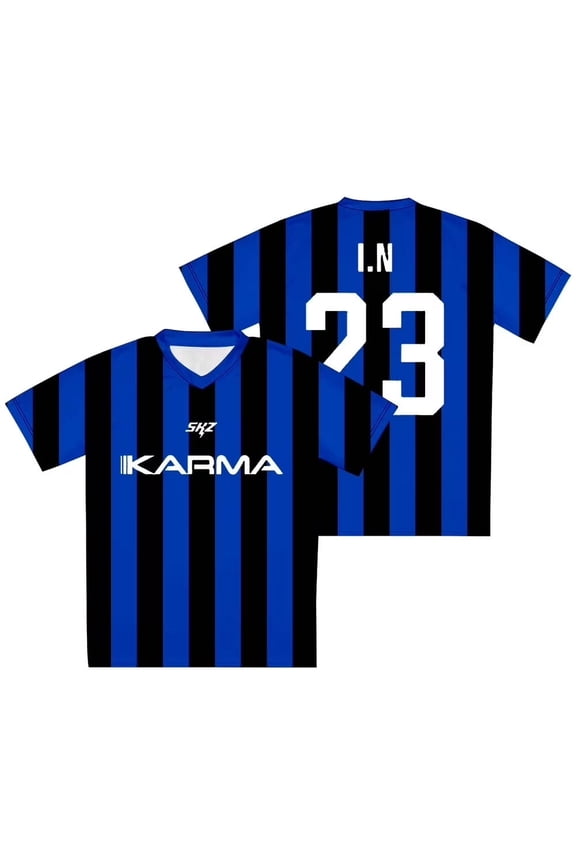 Kpop Stray Kids Karma shirt Dominate World Tour merch STAY Fan merch Short Sleeve Vneck shirt Men/women Tops