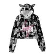 thumbnail image 1 of Kpop Stray Kids MANIAC Logo Printed 3D Cat Ears Hoodie for Women Long Sleeve Pullover Hooded Sweatshirt, 1 of 3