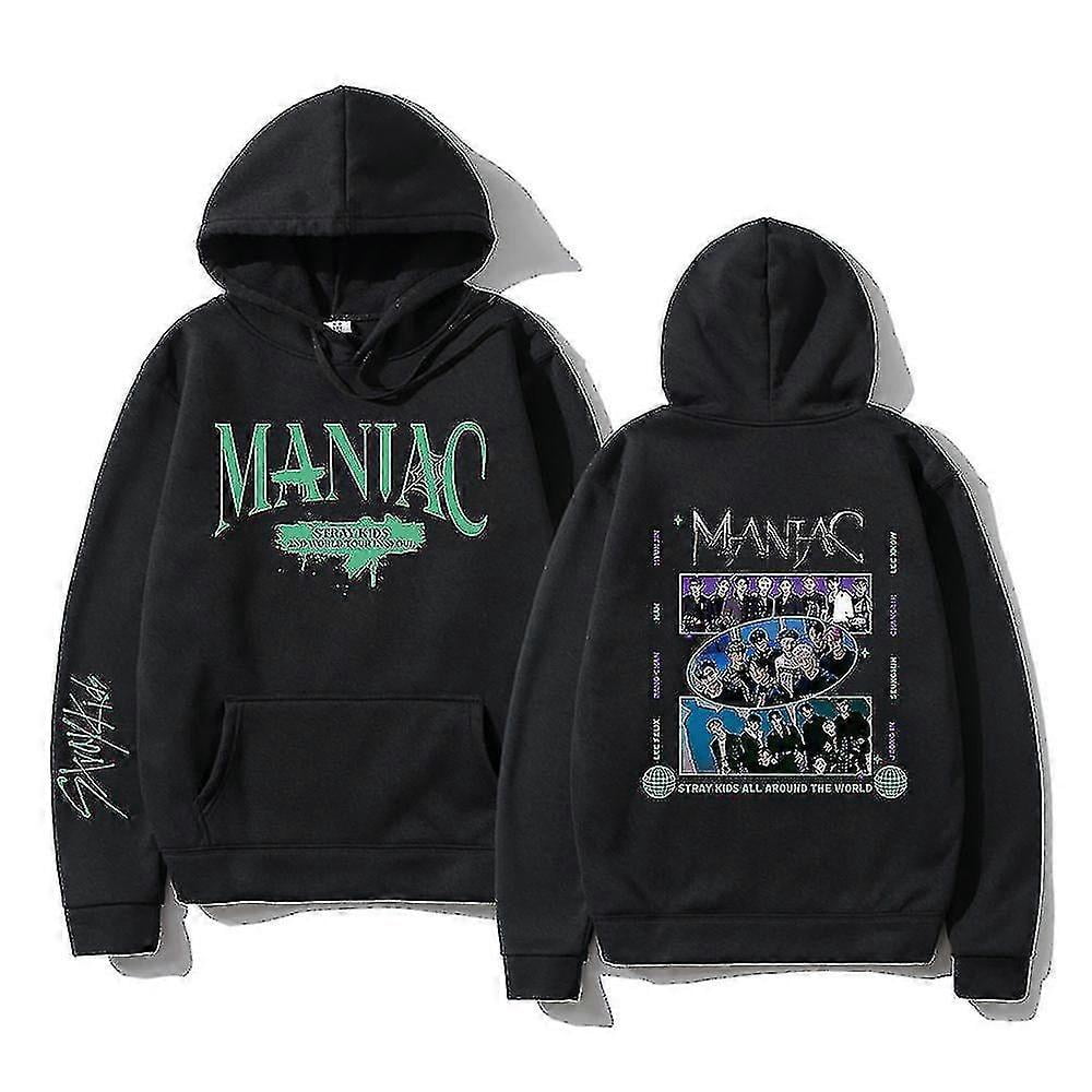 Stray Kids MANIAC CROPPED HOODIE ブラック M Stray Kids MANIAC CROPPED HOODIE ブラック M Stray Kids