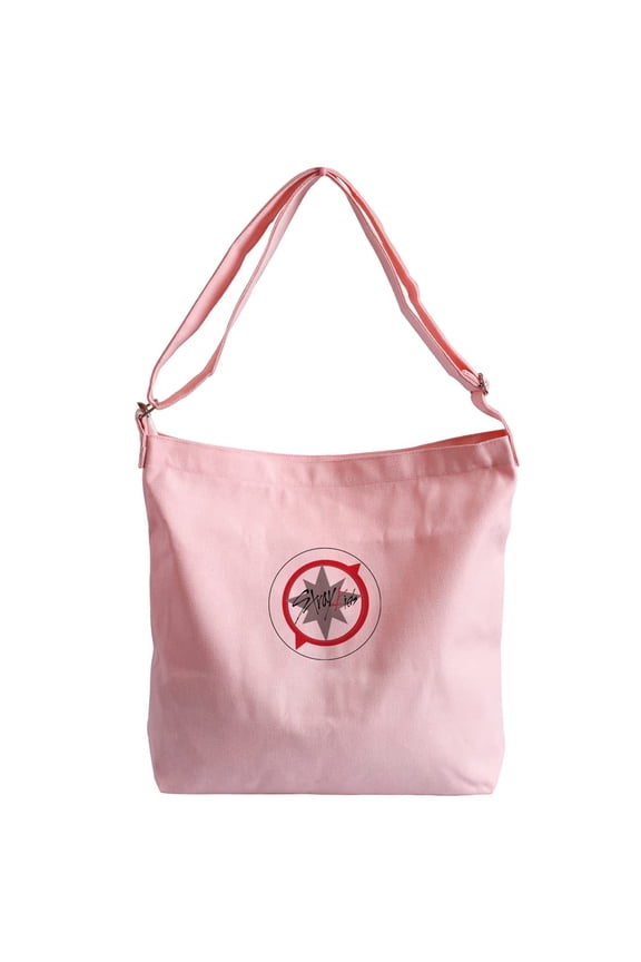 Kpop Stray Kids Merchandise Canvas Shoulder Bag, Hobo Crossbody Handbag Casual Tote for Gifts