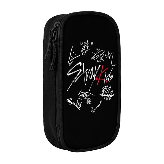 Kpop Stray Pencil Case, Multipurpose Pencase ,Large Capacity Durable Pencil Pouch Storage Pen Bag Organizer Stationery