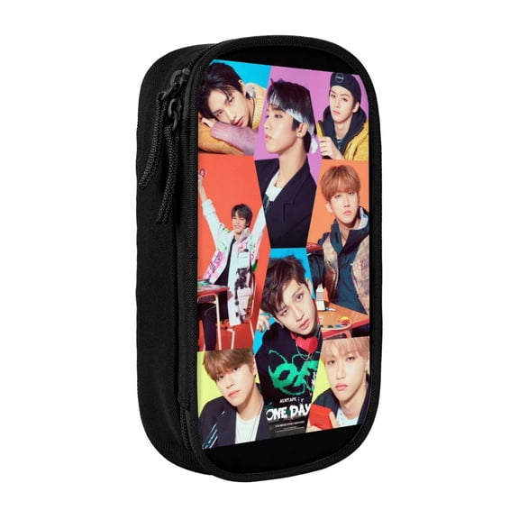 Kpop Stray Pencil Case, Multipurpose Pencase ,Large Capacity Durable Pencil Pouch Storage Pen Bag Organizer Stationery