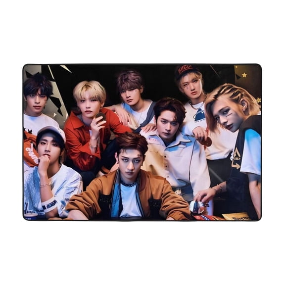 Kpop Stray Kids Rugs Washable Cover Floor Rug Carpets Bathroom Decorations For Kitchen Bedroom Indoor 36"X24"