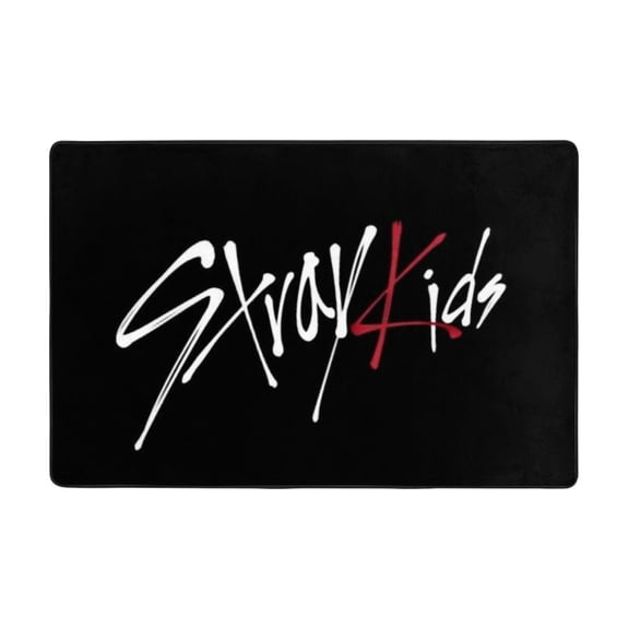 Kpop Stray Kids Rugs Washable Cover Floor Rug Carpets Bathroom Decorations For Kitchen Bedroom Indoor 36"X24"