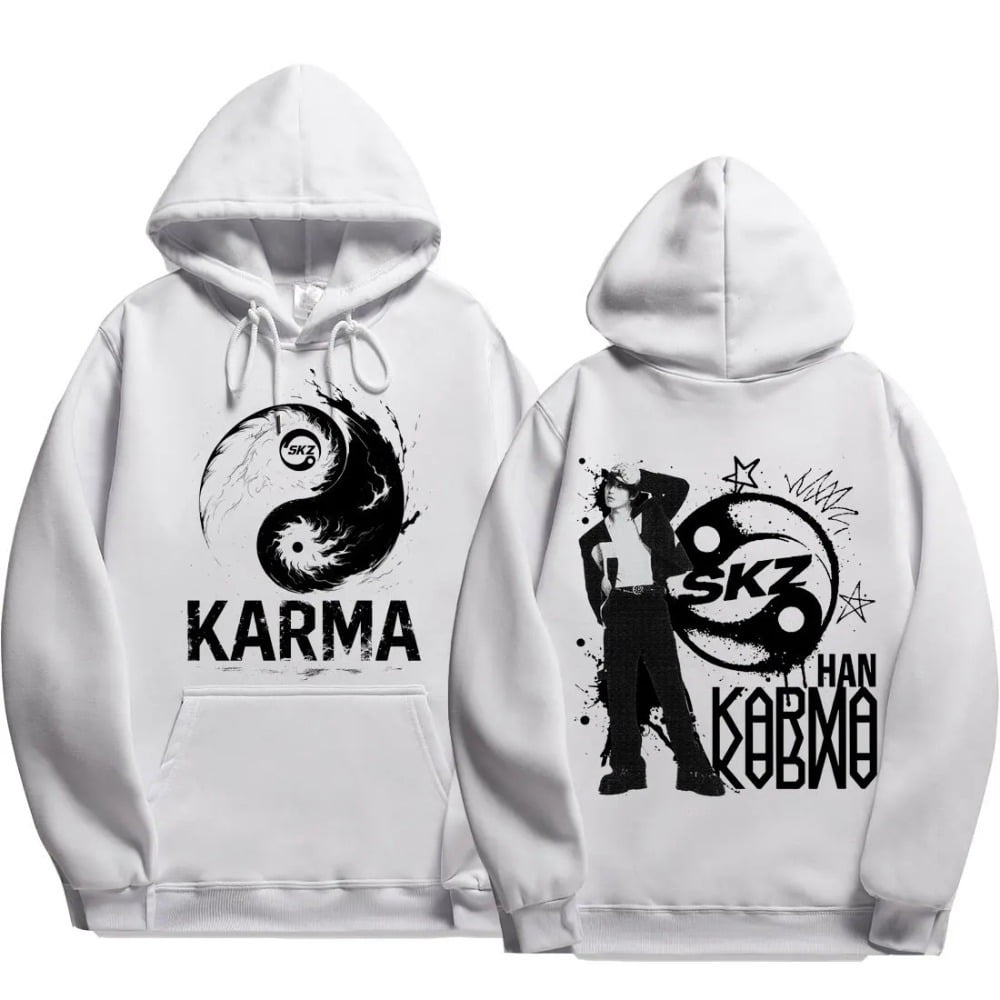 Stay Merch Kpop Stray Kids SKZ Karma Merch Hoodie – Unisex Harajuku Graphic ...