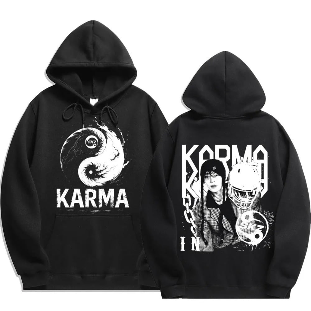 Stay Merch Kpop Stray Kids SKZ Karma Merch Hoodie – Unisex Harajuku Graphic ...