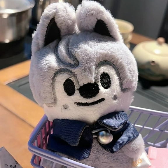 Kpop Stray Kids Soft Child Stuffed Animals & Plush Toys, PP Cotton Gray